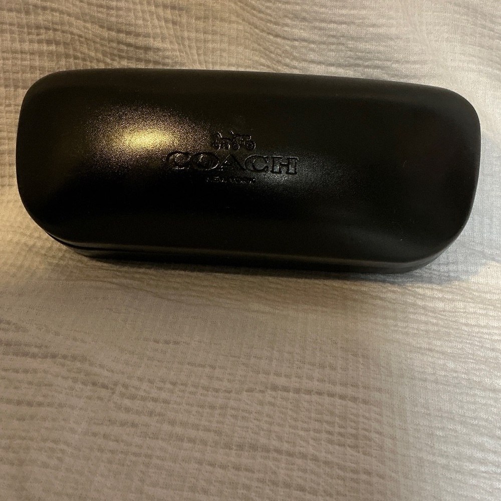 Coach Glossy Black Eyeglass Case